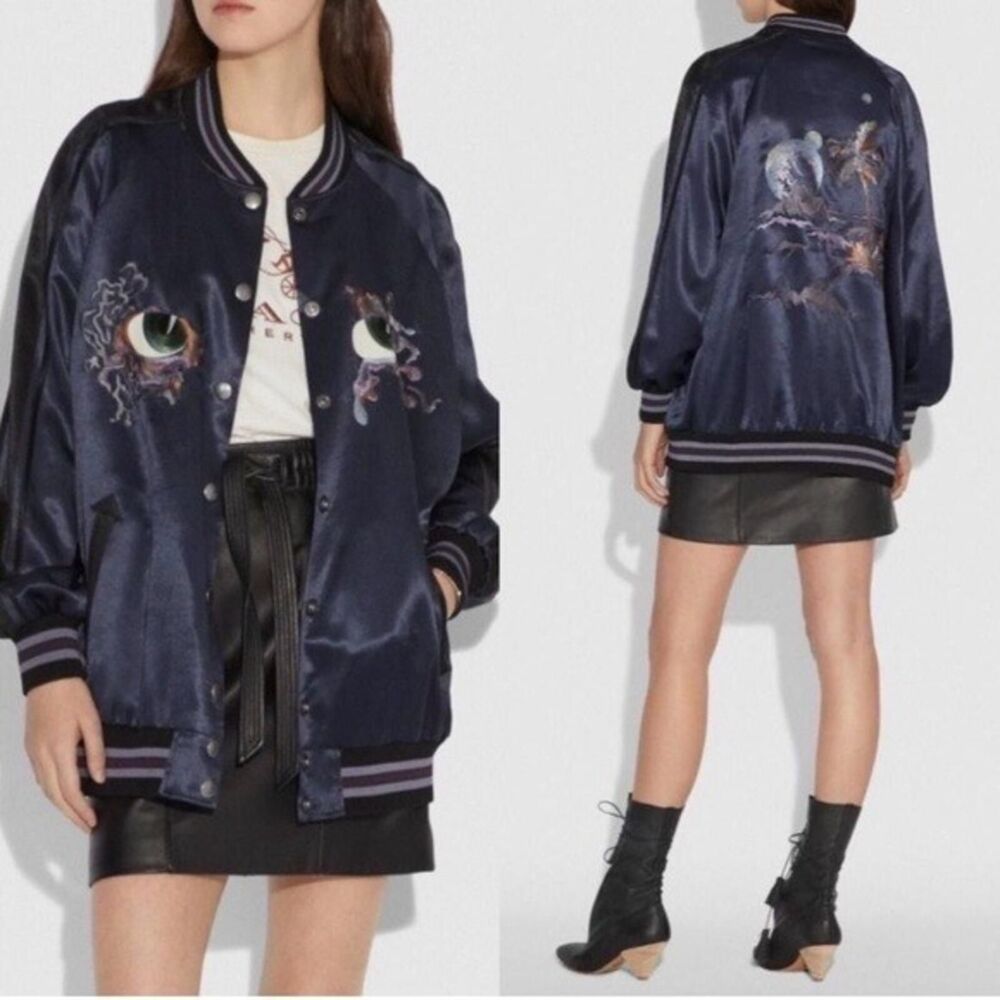 Coach Oversized Limited Edition Souvenir Varsity Jacket Style No. 72540 size 6 - Picture 2 of 7